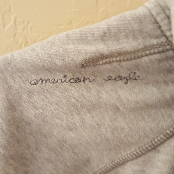 AMERICAN EAGLE OUTFITTERS Grey Hoodie Medium - Picture 7 of 7